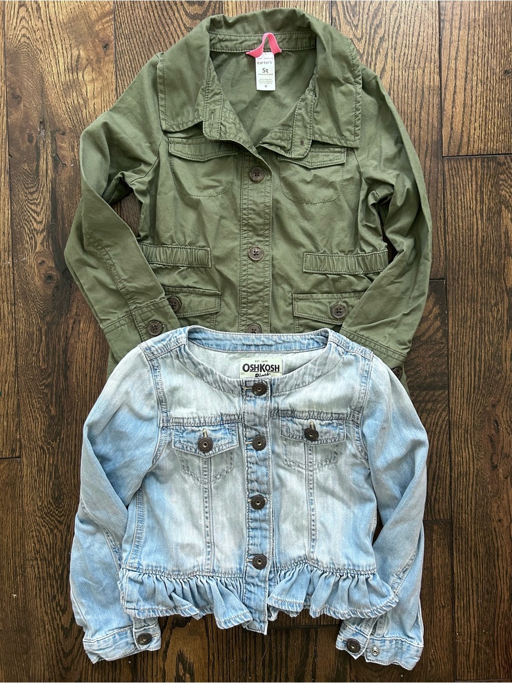 OshKosh B'gosh & Carter’s - 2 Piece Girls Jacket Set